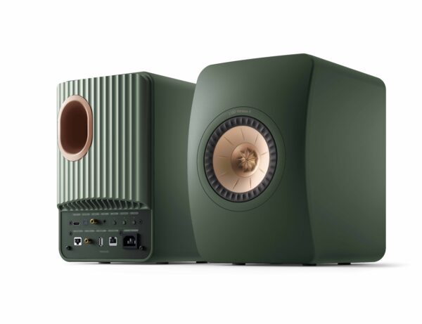 LS50 wireless ii Moss Green Pair FrontBack