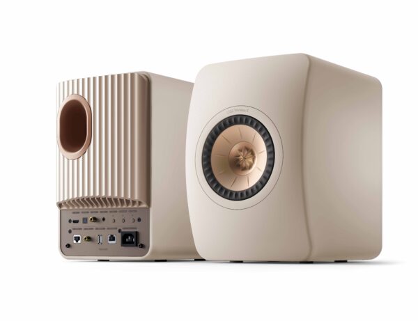 LS50 wireless ii Sand Shell Pair FrontBack