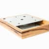 Linn LP12 Very Old Feature Eucalyptus with continuous sap line Hardwood Plinth by HiFi Guru-13-3