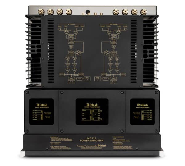 McIntosh MC312 2-Channel Solid State Power Amplifier - Image 3