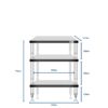 Solidsteel Hyperspike HF-3 3 Shelf Audio Rack - 2