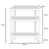 Solidsteel Hyperspike HY-3 3 Shelf Audio Rack - Image 3