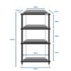 Solidsteel S5-4 4 Shelf Audio Rack - 4