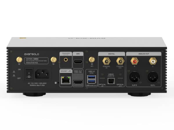 Eversolo DMP A6 Gen 2 Streamer DAC Pre - back