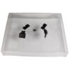 Linn LP12 Lid original with hinges and backplates