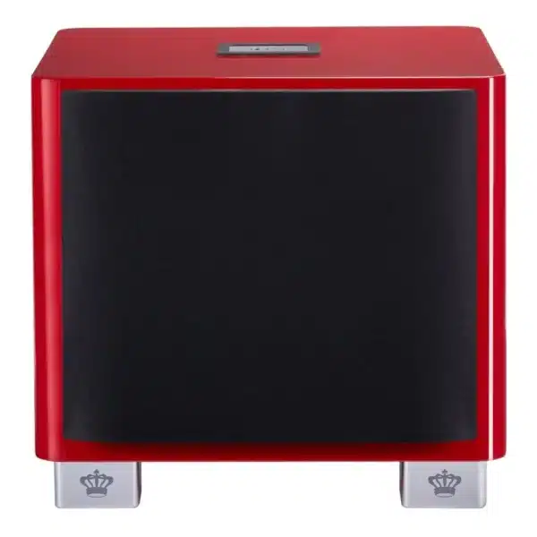 REL T-9x SE Subwoofer - front cover red