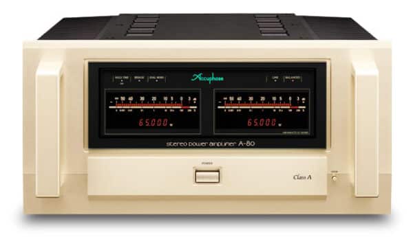 Accuphase A 80 Class A 60W Stereo Power Amplifier front