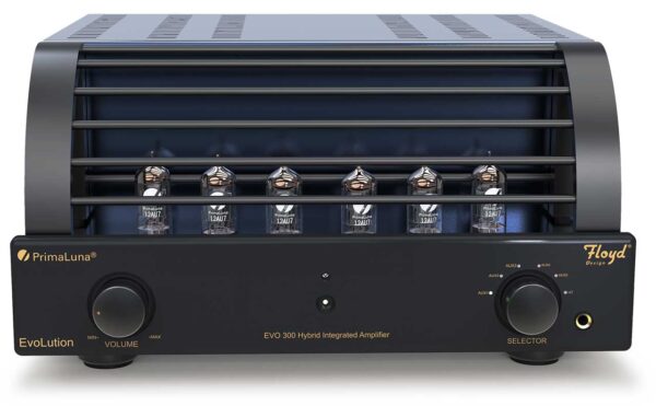 PrimaLuna EVO 300 Hybrid Integrated Amplifier front black