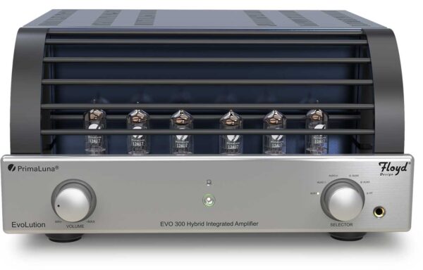 PrimaLuna EVO 300 Hybrid Integrated Amplifier front silver