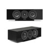 Sonus Faber Lumina Centre I Piano Black lacquered Multilayer Wood – Black Leather