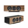 Sonus Faber Lumina Centre I Walnut with maple inlays veneered Multilayer Wood – Black Leather