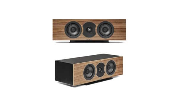 Sonus Faber Lumina Centre I Walnut with maple inlays veneered Multilayer Wood – Black Leather