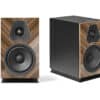 Sonus Faber Lumina II Amator Bookshelf Speakers Walnut High Gloss Multilayer Wood – Black Leather