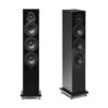 Sonus Faber Lumina III Floorstanding Speakers Piano Black lacquered multilayer wood – Black Leather