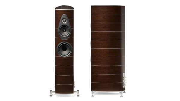 Sonus Faber Olympica Nova II Floostanding Speakers Wenge Wood Italian Leather