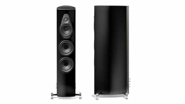 Sonus Faber Olympica Nova III Floostanding Speakers Piano Black Italian Leather