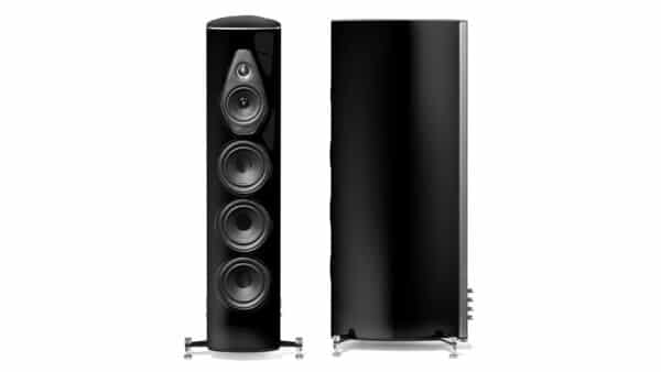 Sonus Faber Olympica Nova V Floostanding Speakers Piano Black Italian Leather