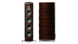 Sonus Faber Olympica Nova V Floostanding Speakers Wenge Wood Italian Leather