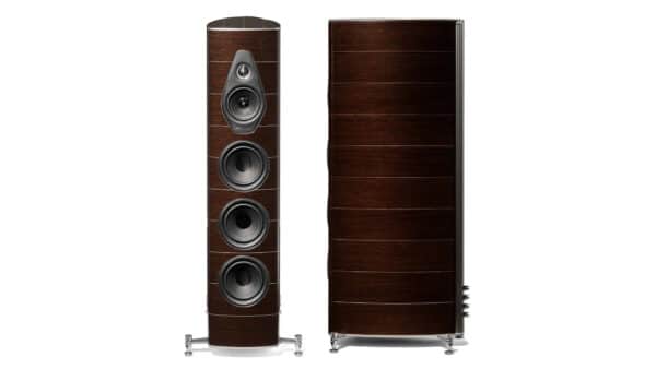 Sonus Faber Olympica Nova V Floostanding Speakers Wenge Wood Italian Leather