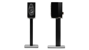 Sonus Faber Sonetto I G2 Bookshelf Speaker Black Leather Concrete