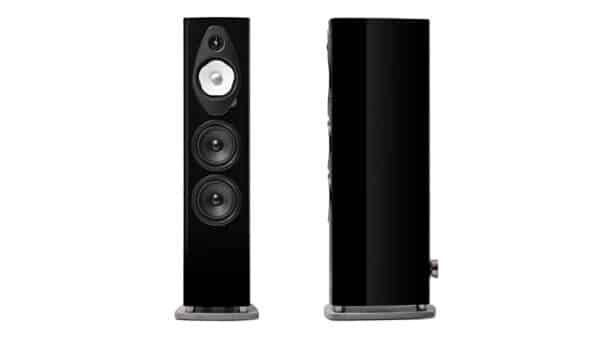 Sonus Faber Sonetto V G2 Floorstanding Speakers Black Leather Concrete 1