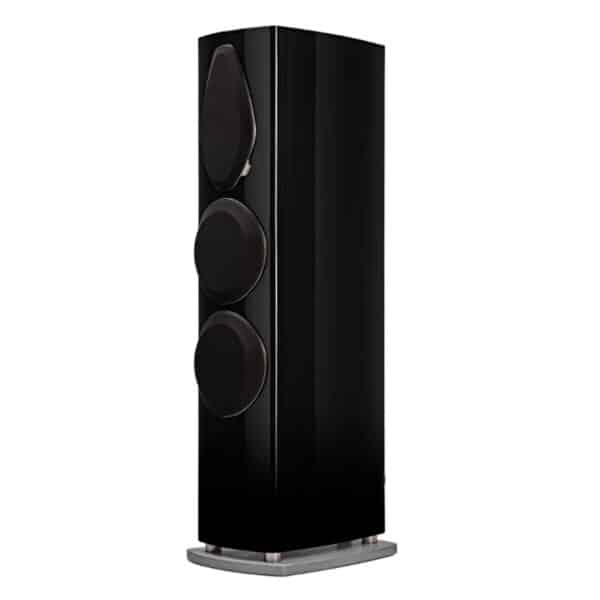 Sonus Faber Sonetto VIII G2 Floorstanding Speakers Black Leather Concrete 2
