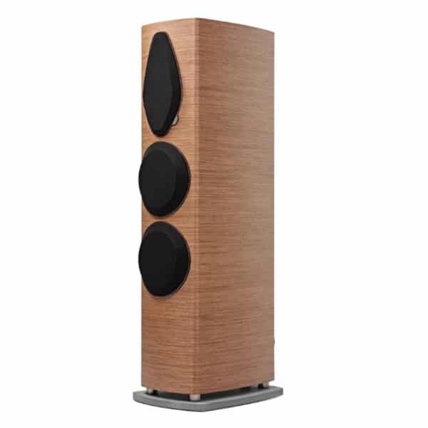 Sonus Faber Sonetto VIII G2 Floorstanding Speakers Walnut Wood Leather Concrete 2