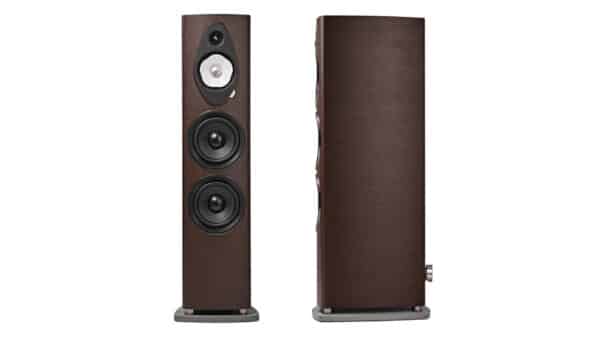 Sonus Faber Sonetto VIII G2 Floorstanding Speakers Wenge Wood Leather Concrete 1