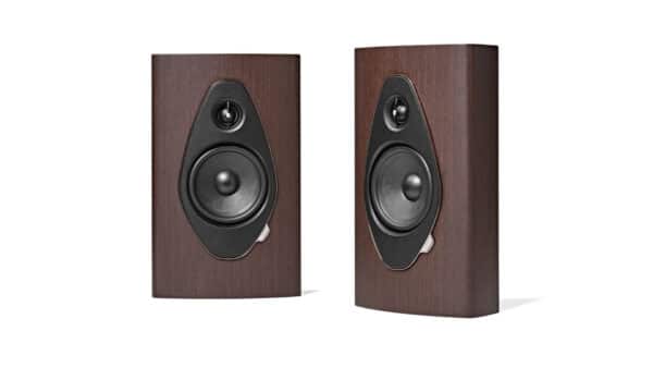 Sonus Faber Sonetto Wall Speakers Each Wenge Wood Leather