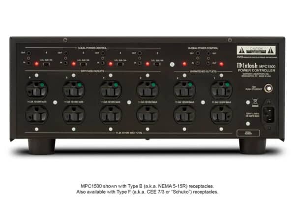 McIntosh MPC1500 Power Controller back