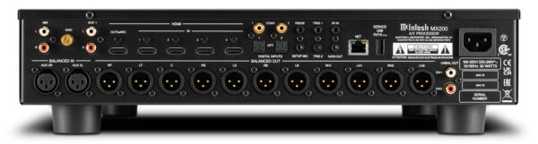 McIntosh MX200 11.2 Channel AV Receiver back