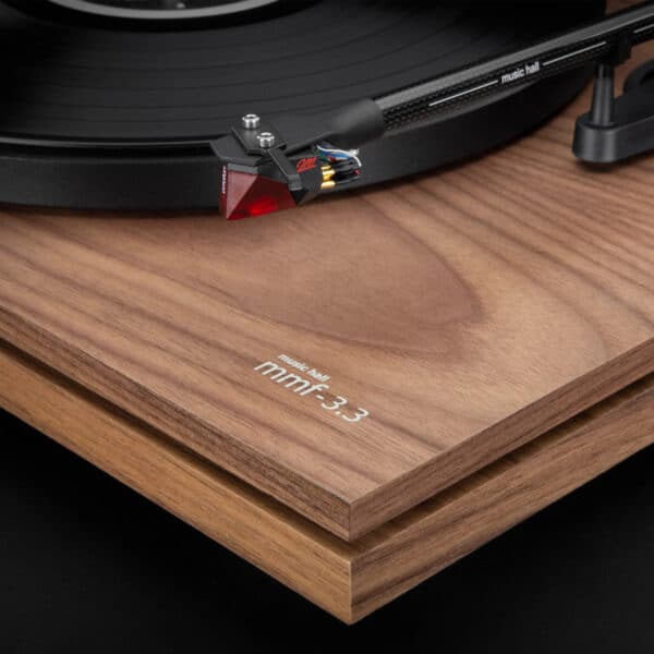 Music Hall mmf 3.3se Walnut Turntable with Ortofon 2M Bronze 8