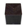 Sonus Faber Gravis V Subwoofer Graphite High Gloss with 45 degree grain Inlaid Sonus faber logo Black Leather
