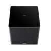 Sonus Faber Gravis V Subwoofer Piano black High Gloss Inlaid Sonus faber logo Black Leather