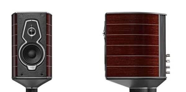 Sonus Faber Guarneri G5 Bookshelf Speakers Wenge Wood Italian Leather