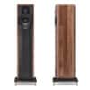 Sonus Faber Maxima Amator Floostanding Speakers Solid Walnut Black Leather Brass Port Saint Laurent Marble