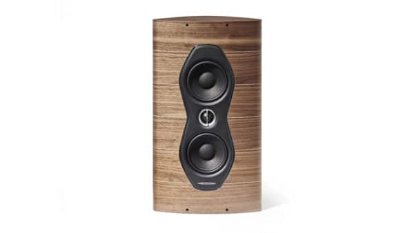 Sonus Faber Nova Wall Speakers Each Walnut Wood Italian Leather