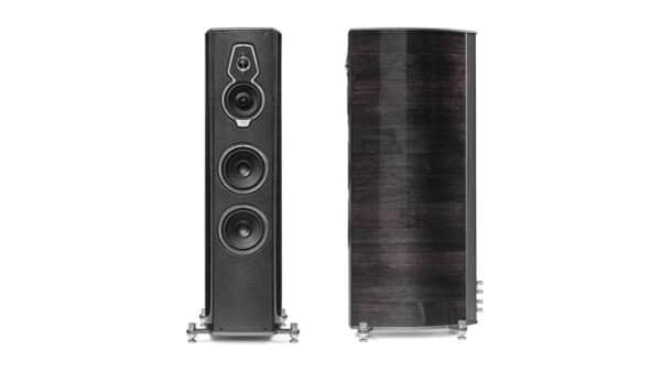 Sonus Faber Serafino G2 Floostanding Speakers Graphite Wood – Italian Leather
