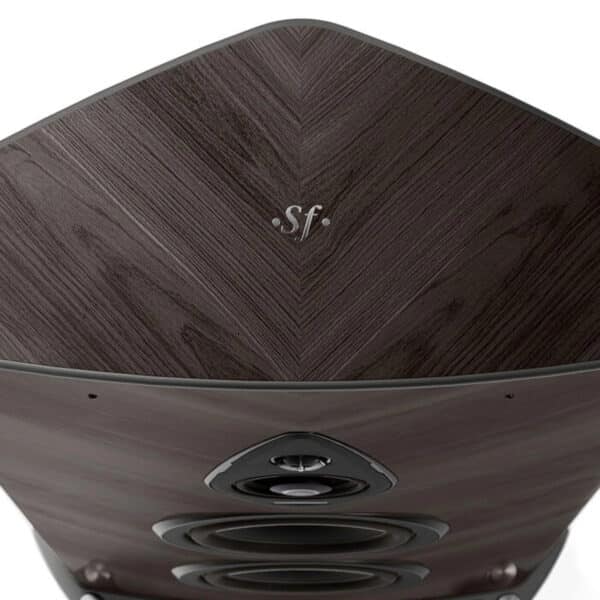 Sonus Faber Stradivari G2 Floostanding Speakers Graphite Wood Italian Leather 2