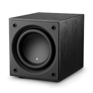 JL Audio Dominion 10 Inch Powered Subwoofer, Black Ash Finish