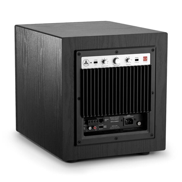 JL Audio Dominion 10 Inch Powered Subwoofer, Black Ash Finish 7