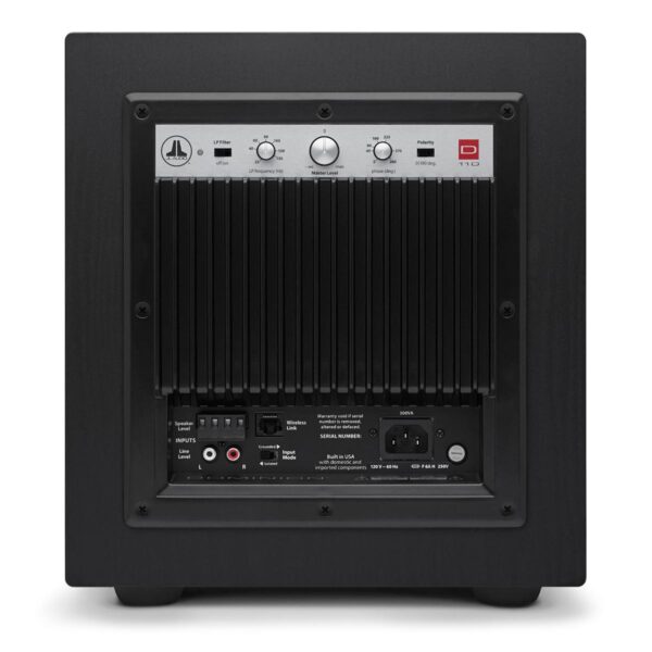 JL Audio Dominion 10 Inch Powered Subwoofer, Black Ash Finish 8