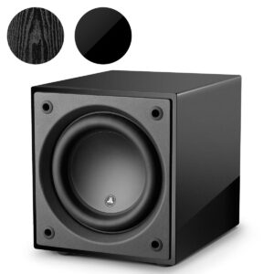 JL Audio Dominion 10 Inch Powered Subwoofer, Black Gloss Finish