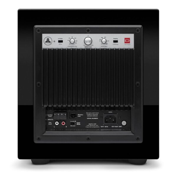 JL Audio Dominion 10 Inch Powered Subwoofer, Black Gloss Finish 9