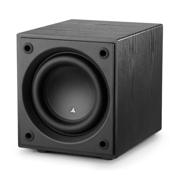 JL Audio Dominion 8 Inch Powered Subwoofer, Black Ash Finish
