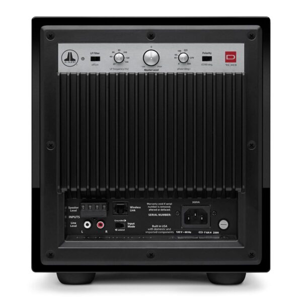 JL Audio Dominion 8 Inch Powered Subwoofer, Black Gloss Finish 8