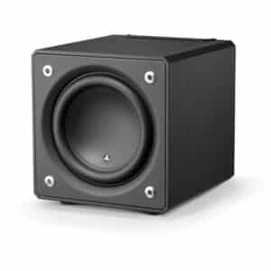 JL Audio E Sub 10 Inch Powered Subwoofer, Black Ash Finish