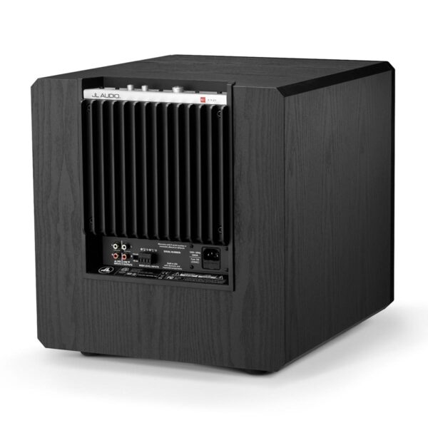 JL Audio E Sub 12 Inch Powered Subwoofer, Black Ash Finish 6