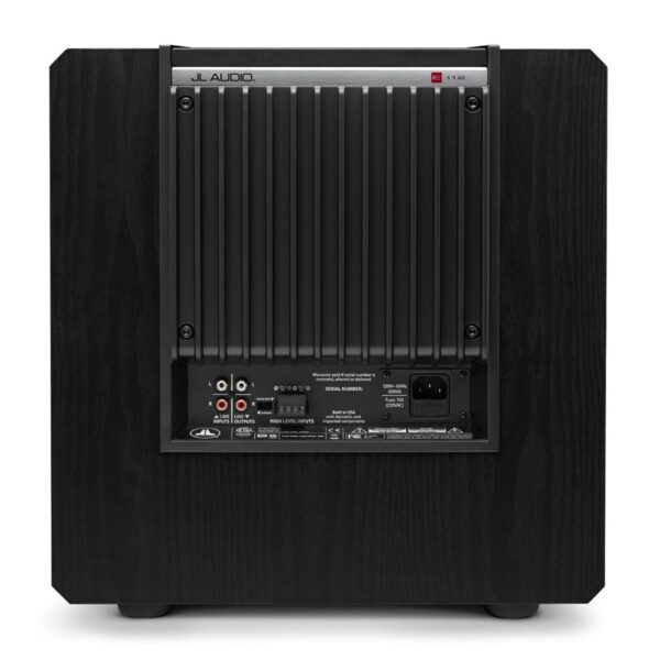 JL Audio E Sub 12 Inch Powered Subwoofer, Black Ash Finish 7