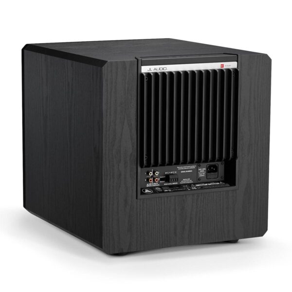 JL Audio E Sub 12 Inch Powered Subwoofer, Black Ash Finish 8